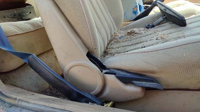 1985 Pontiac Sunbird Passenger Upper Right Side Seat Trim Panel Oem Tan