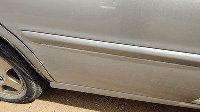 97-05 Malibu Passenger Right Rear Moulding From Door Back Trim Strip Silver 12U