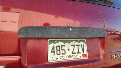 2000 Chevy Venture License Plate Trim Surround Panel Oem Tail Trunk Finish