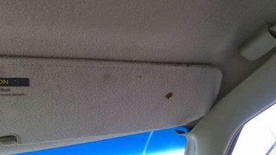 1993 Saturn Sw2 Passenger Right Sun Visor Oem Tan