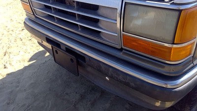 1991-1994 Ford Explorer Lower Trim Strip Below Grille Oem Silver Strip F1tz8200a
