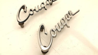 1970 Mercury Cougar Left And Right Badge Oem Quarter Emblem Cougar