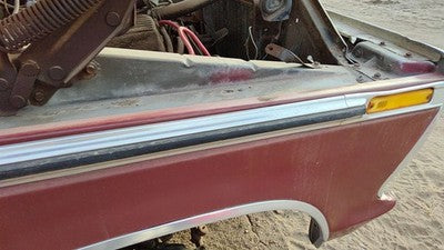 1979 Ford F150 Passenger Right Moulding From Fender Oem Trim Strip Maroon