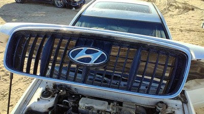 2001-2003 Hyundai Elantra Front Grille Oem Chrome 863502D070