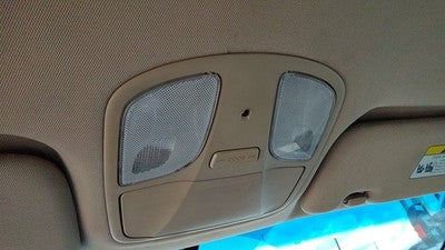 11-15 Hyundai Sonata Center Overhead Console Dome Light Map Lamp Cubby Camel Yda