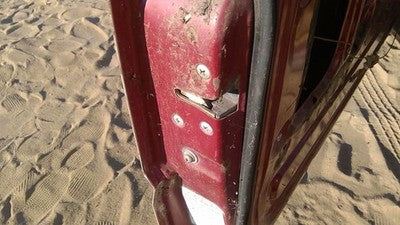 1986 Isuzu Pup Pickup Driver Left Front Door Latch With Rods/Cables Oem