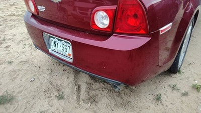 2008-2012 Chevy Malibu Rear Bumper Cover Assembly Oem Back Red 80U 25919219