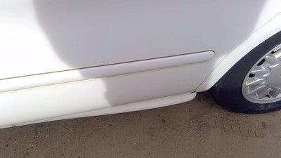 1998 Mercury Sable Driver Left Rear Moulding From Door Back Trim Strip White Wt