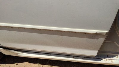 07-09 Mazda 3 Passenger Right Rear Moulding From Door Back Trim Strip White 34K