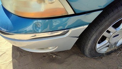 2001-2003 Ford Windstar Front Bumper Cover Assembly Oem Blue Lv Ts Torn