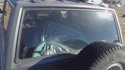 1984-1996 Jeep Cherokee Back Glass Rear Window Only Oem Lift Gate Hatch 55134743