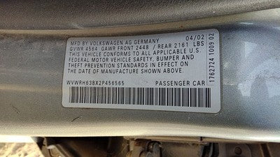 1998-2004 Vw Passat Complete Fuel Pump With Sending Unit Gas Level Oem 2.8L