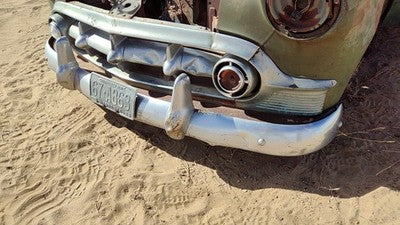 1953 Chevy Bel Air 150 Sedan Front Bumper Assembly With Brackets Chrome Oem