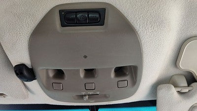 1999 Cadillac Seville Center Overhead Console Dome Light Map Lamp Cubby Tan 503