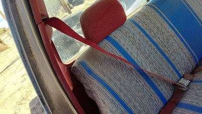 1983 Ford F150 Passenger Right Front Seat Belt Retractor Oem Shoulder Red