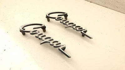 1970 Mercury Cougar Left And Right Badge Oem Quarter Emblem Cougar