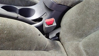 2001-2003 Hyundai Elantra Driver Left Front Seat Belt Buckle Receiver Oem Gray