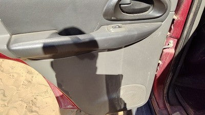 02-04 Trail Blazer Driver Left Rear Inside Door Trim Panel Back Dark Pewter 922
