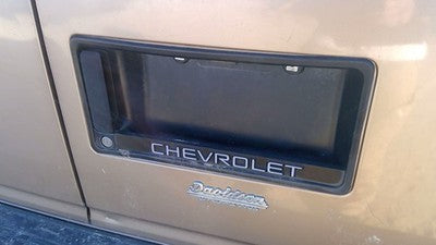 1995 Chevy Astro License Plate Trim Surround Panel Oem Tail Trunk Finish