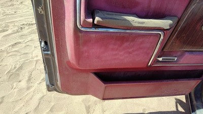 1983 Ford F150 Driver Left Front Inside Door Trim Panel Red