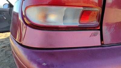 1997 Ford Aspire Driver Left Rear Moulding On Quarter Panel Oem E5 Red