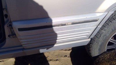 1994 Jeep Grand Cherokee Driver Left Rear Moulding From Door Back Trim Silver