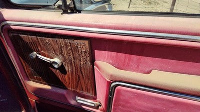 1983 Ford F150 Passenger Right Front Inside Door Trim Panel Red