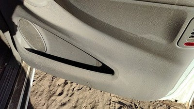 2001 Grand Caravan Passenger Right Front Inside Door Trim Panel Only Gray E7l5