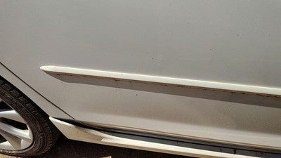 07-09 Mazda 3 Passenger Right Rear Moulding From Door Back Trim Strip White 34K