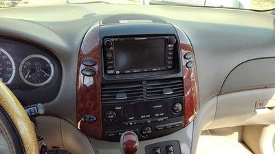 2004-2010 Toyota Sienna Trim Bezel Around Radio Surround Dash Panel Oem