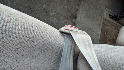 01-04 Grand Caravan Driver Left Front Seat Belt Buckle Receiver Oem Gray E7l5