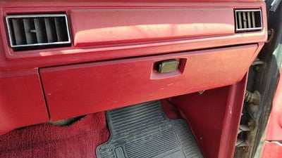 1983 Ford F150 Glove Box Assembly Complete Door With Latch Oem Red