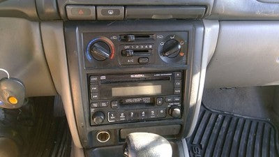 1998-2002 Subaru Forester Trim Bezel Around Radio Surround Dash Panel Oem Gray