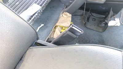 1993 Ford Van E150 Passenger Right Front Seat Belt Buckle Female Receiver Gray
