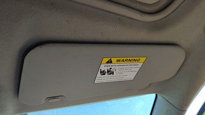 2004-2009 Mazda 3 Passenger Right Sun Visor Oem Black Bn8r69270c77