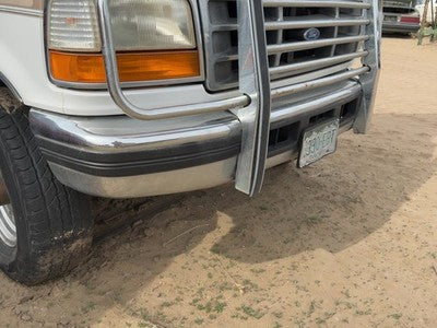 1993-1997 Ford F250 Front Bumper With Brackets Assembly Oem Ftf250