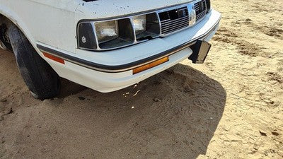 1985-1987 Olds Ciera Front Bumper Cover Assembly Oem White 22522863