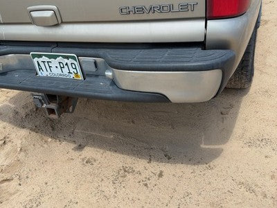 2000-2006 Chevy Suburban Chrome Rear Bumper With Mount Brackets Oem Pewter 11U