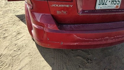 2009-20 Dodge Journey Rear Bumper Cover Assembly Oem Back Inferno Red Prh