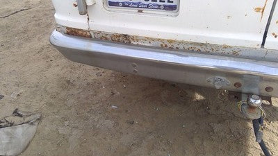 1975-1985 Ford Van E250 Chrome Rear Bumper Assembly With Brackets Oem E8uz17906a