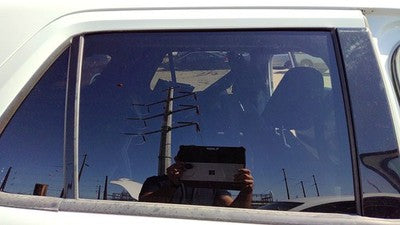 11-19 Police Interceptor Passenger Right Rear Side Window Door Glass Back