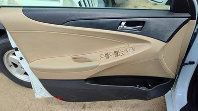 11-14 Sonata Driver Left Front Inside Door Trim Panel Wh Master Switch Camel Yda