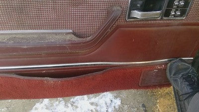 1985 Jeep Cherokee Driver Left Front Inside Door Trim Panel Only Oem 2 Dr Red