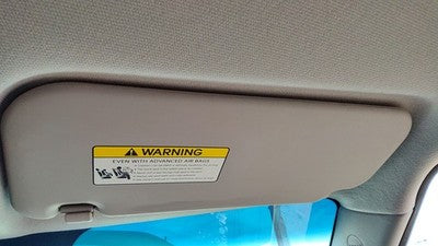 2010-2013 Kia Soul Passenger Right Sun Visor Oem Black Wk 852202K260qw