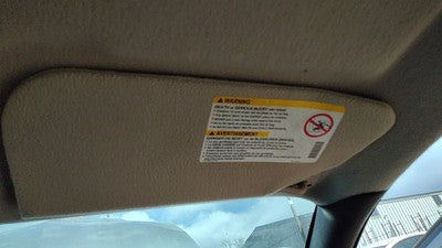 2000-02 Pontiac Sunfire Passenger Right Sun Visor Oem 2 Door Coupe Graphite 12G