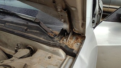 2003 Hyundai Elantra Driver Left Hood Hinge Assembly Oem Silver