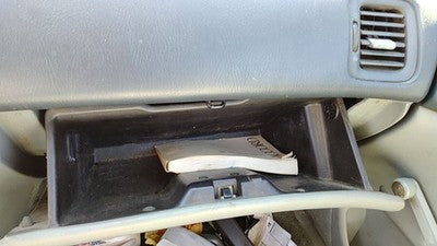 1997 Honda Accord Glove Box Assembly Complete Door With Latch Oem Gray