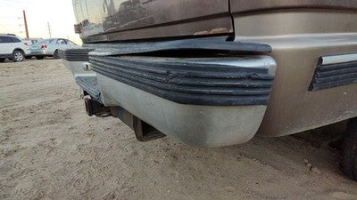 1992-1999 Chevy Suburban Rear Bumper Assembly With Brackets Oem Chrome Step