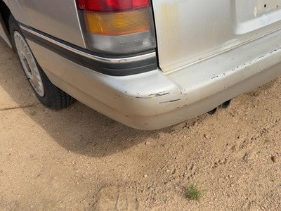 1990-1994 Subaru Legacy Rear Bumper Cover Assembly Oem Back Silver 57720Aa050