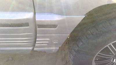 1994 Jeep Grand Cherokee Passenger Right Moulding From Fender Trim Strip Silver